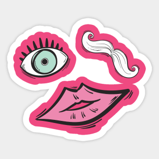 Beauty Lady Sticker